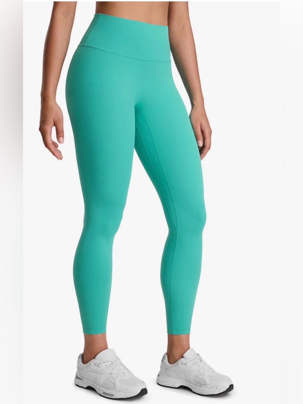 NWT SculptAir No Front Seam Leggings 25" in Atlantis Green